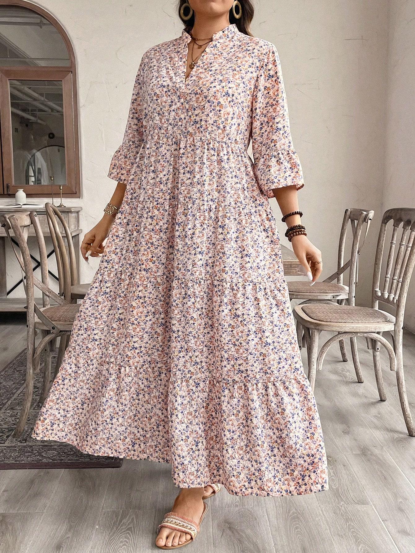 SHEIN MAXI SUKIENKA KWIATY S06__46