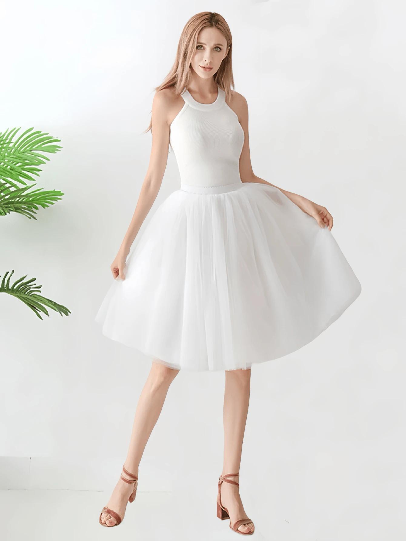 SHEIN RÓŻOWA SPÓDNICA TIUL S06__OS
