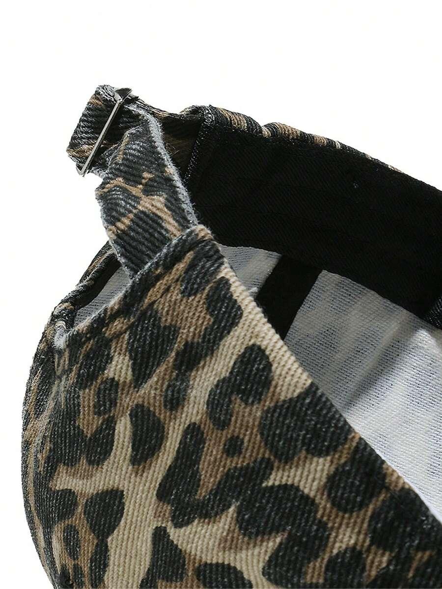 SHEIN CZAPKA Z DASZKIEM ANIMAL PRINT S07__OS