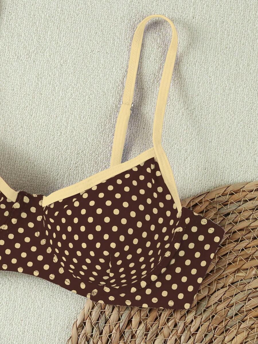 SHEIN DWUCZĘŚCIOWY STRÓJ KĄPIELOWY S09__L