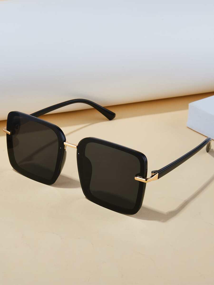 SHEIN CZARNE OKULARY PRZECIWSŁONECZNE S07