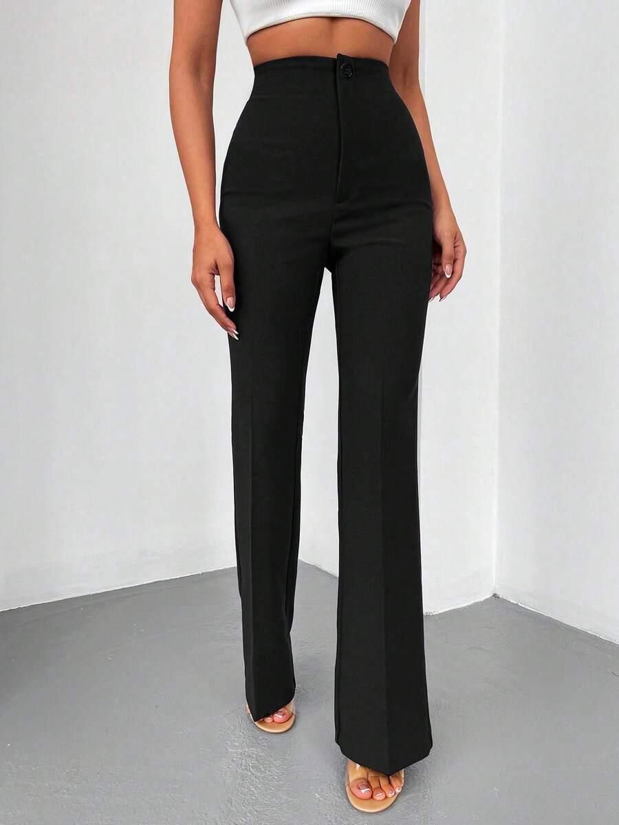 SHEIN CZARNE SPODNIE SZEROKIE NOGAWKI S06__XL