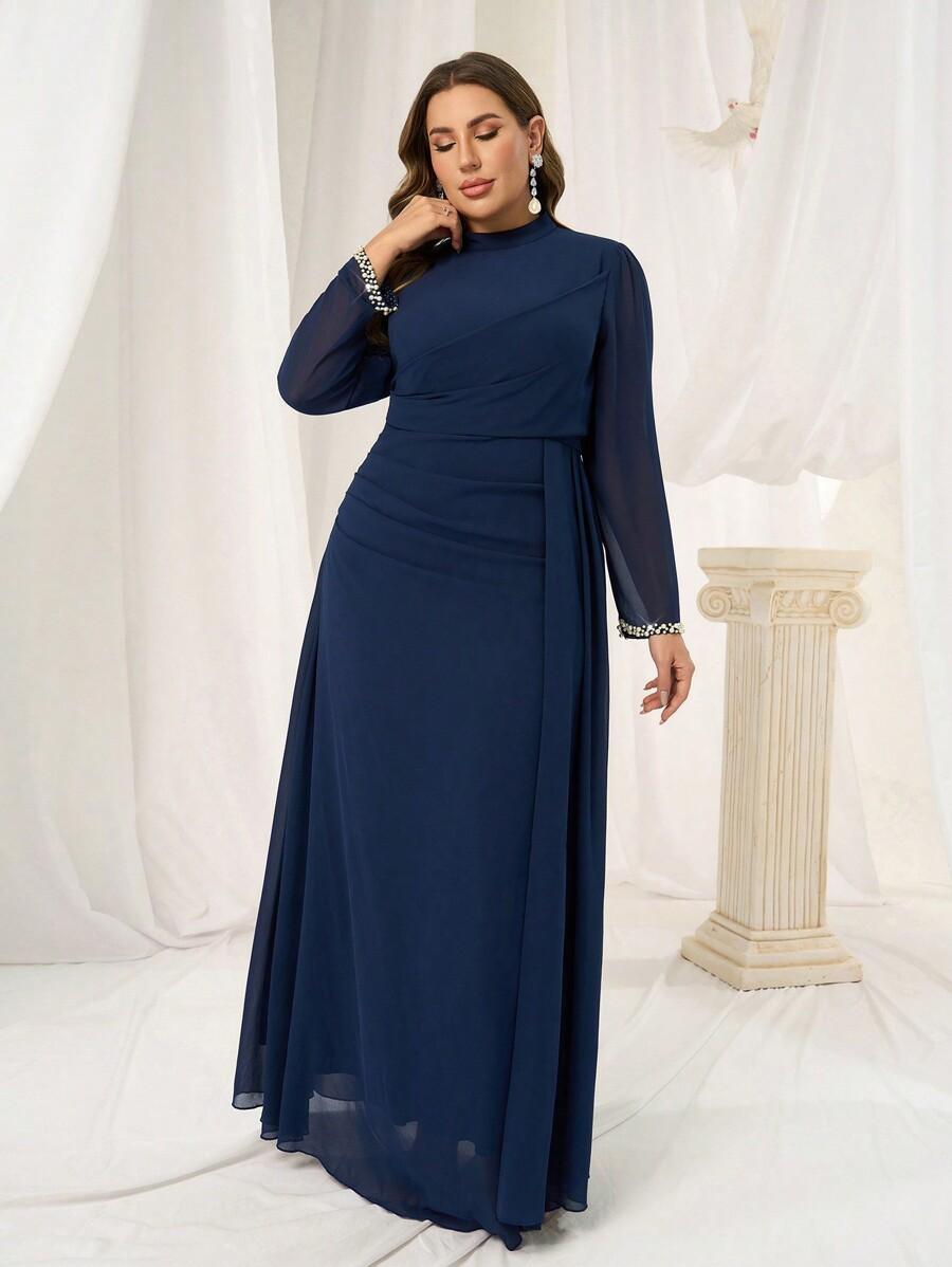 SHEIN MAXI SUKIENKA ZDOBIENIA S06__50