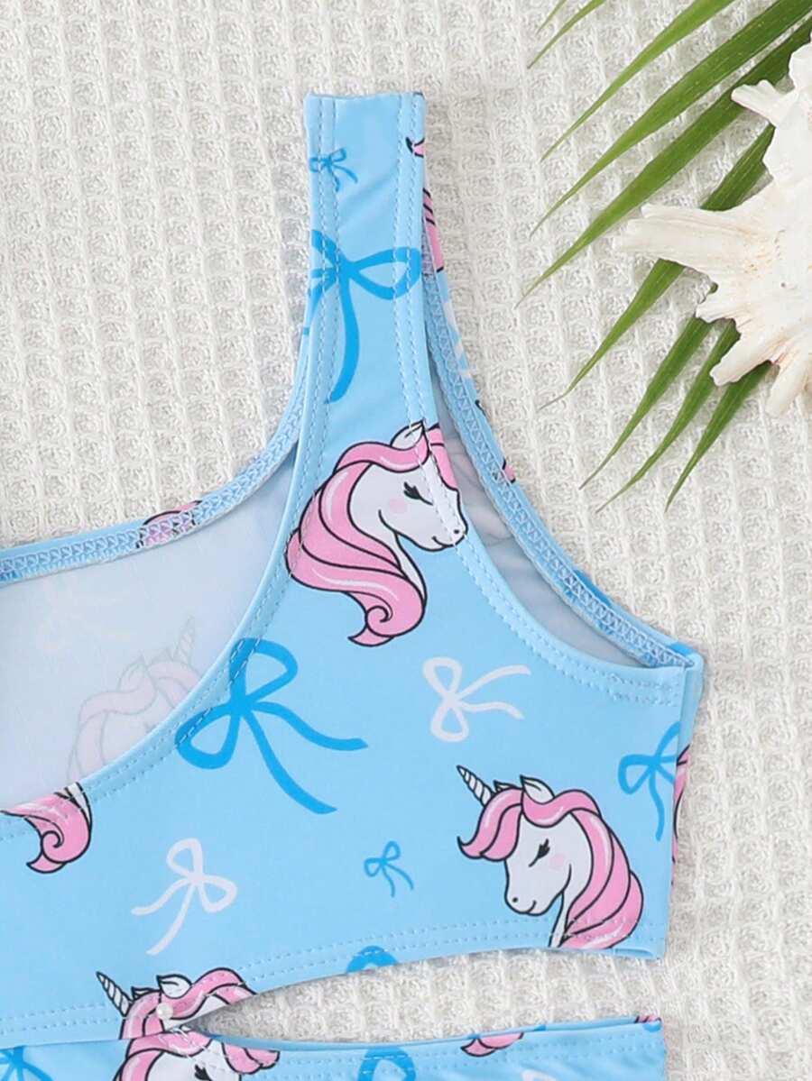 SHEIN DWUCZĘŚCIOWY STRÓJ KĄPIELOWY WZÓR S09__110/116