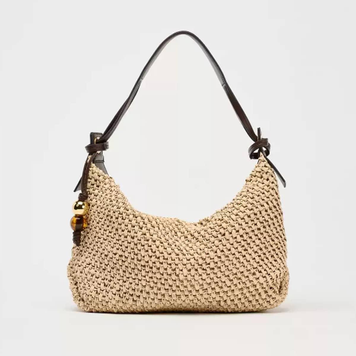 SHEIN BEŻOWA TOREBKA NA RAMIĘ S07__32X19X11CM