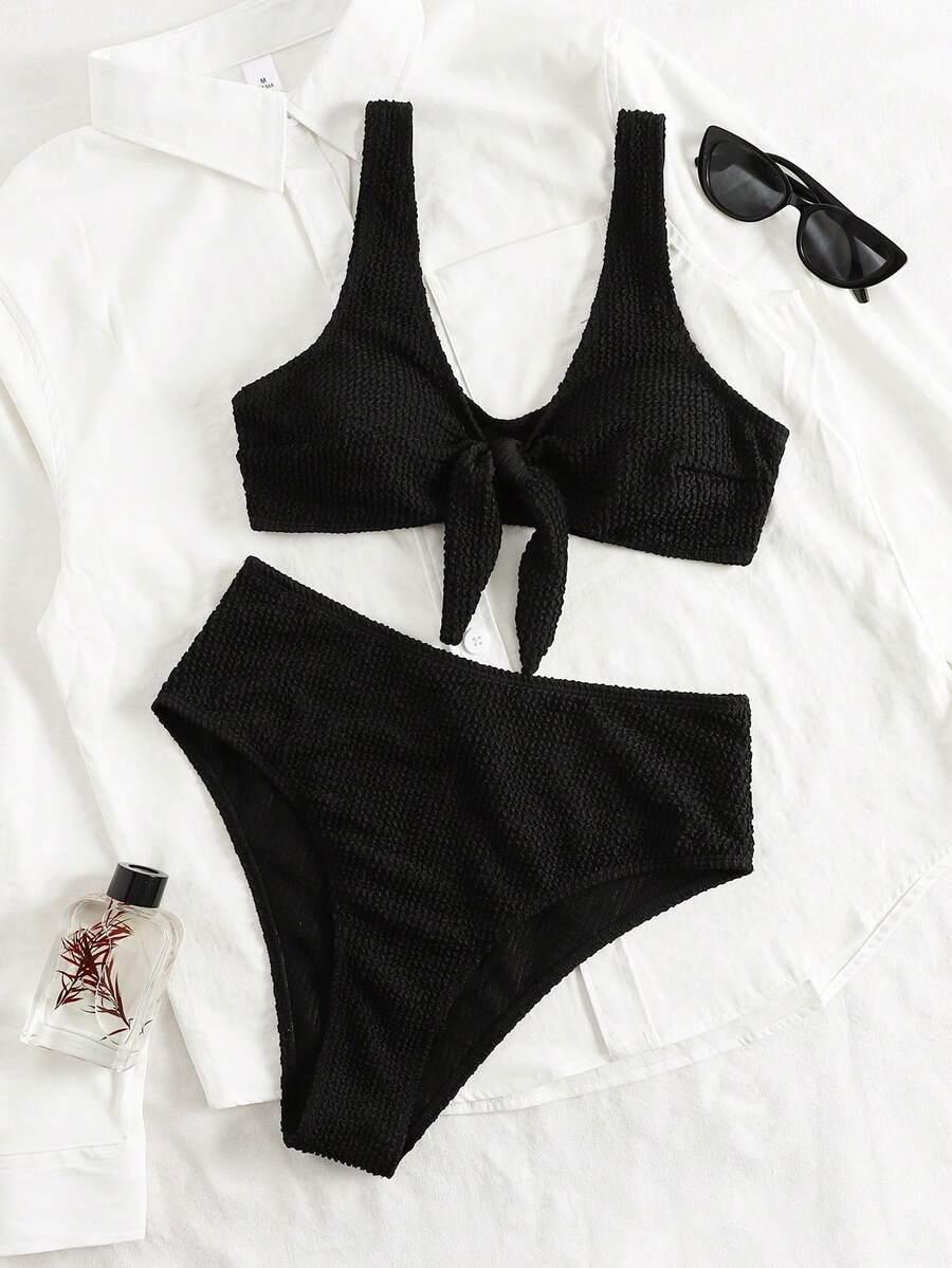 SHEIN DWUCZĘŚCIOWY STRÓJ KĄPIELOWY S09__L