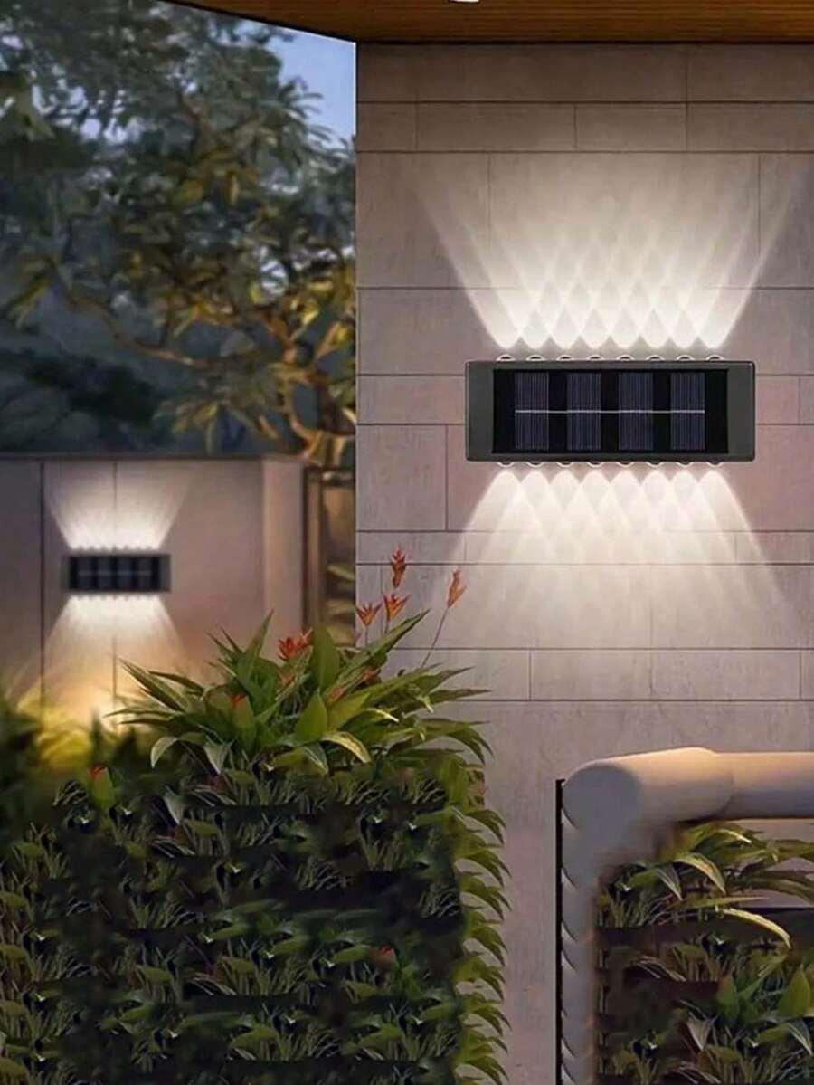 SHEIN SOLARNA LAMPA ŚCIENNA 2-PACK S07__15,5X5,5
