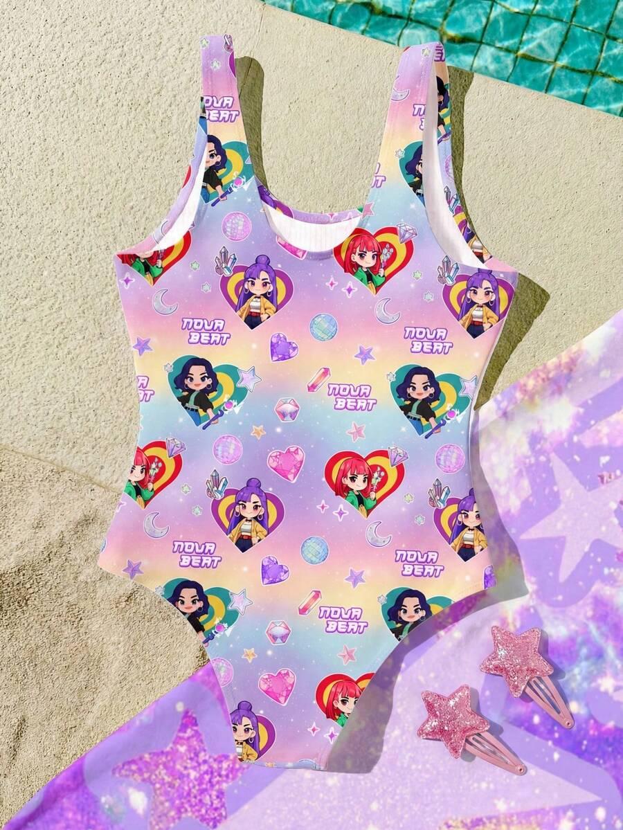 SHEIN JEDNOCZĘŚCIOWY STRÓJ KĄPIELOWY S09__140-146