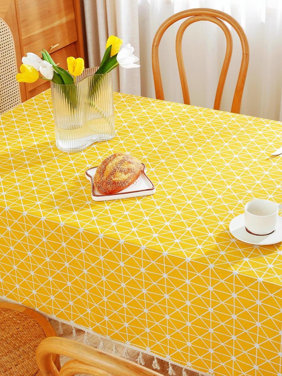 SHEIN OBRUS NA STÓŁ WZÓR S07__90 X 90 CM