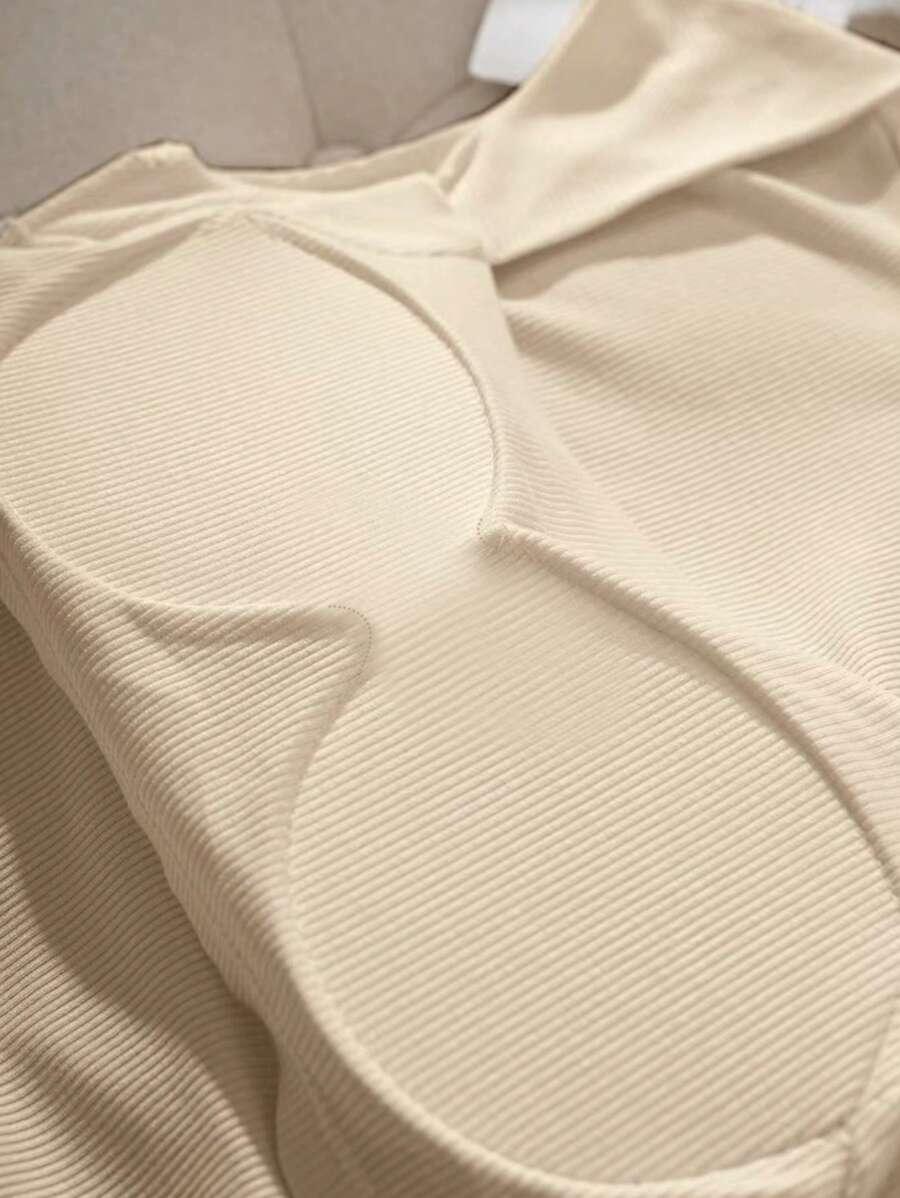 SHEIN PRĄŻKOWANE BLUZKI BEZ RĘKAWÓW PRĄŻKOWANE S06__S