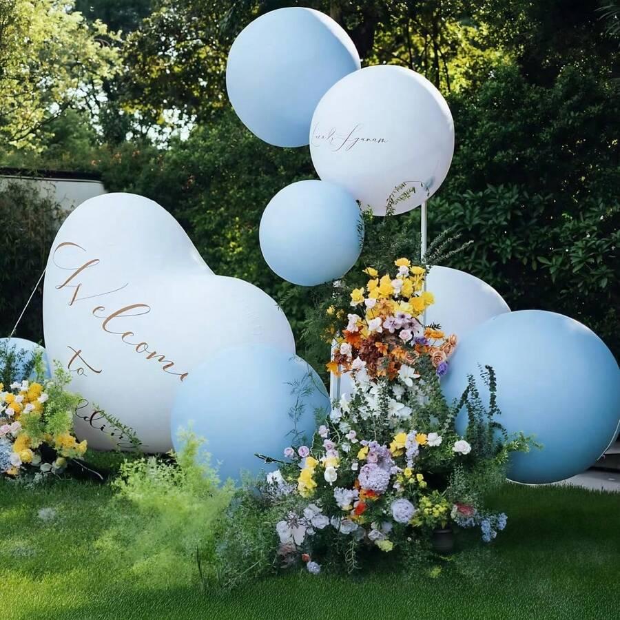 SHEIN NIEBIESKI BALON 4-PACK S07__91CM