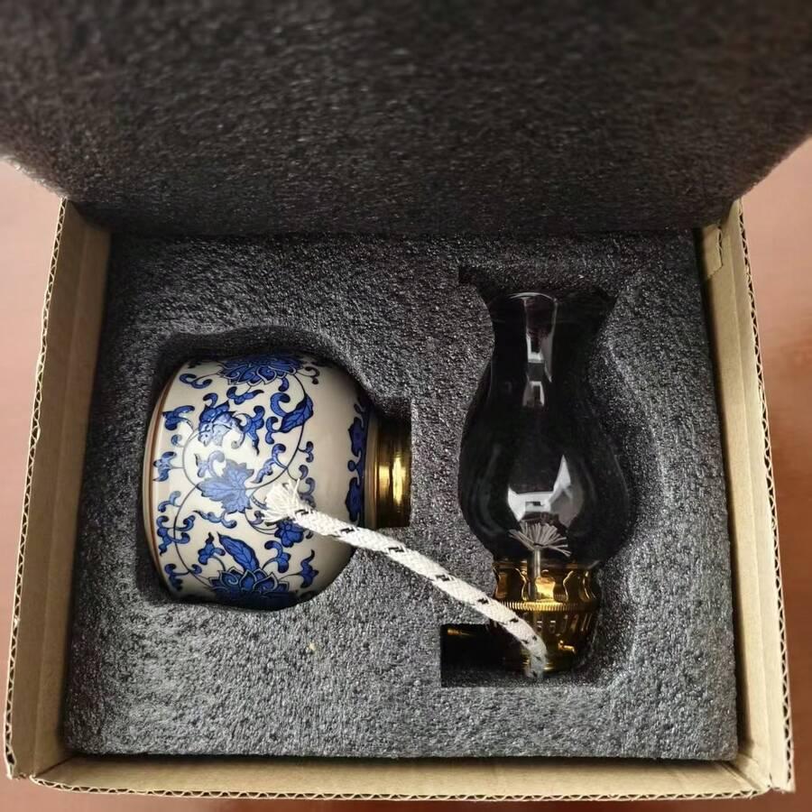 SHEIN CERAMICZNA LAMPA OLEJNA S07__