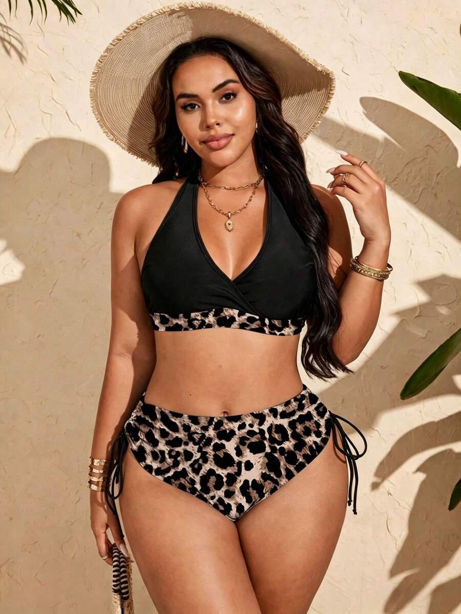 SWIM VCAY DWUCZĘŚCIOWY STRÓJ KĄPIELOWY ANIMAL PRINT S09__48