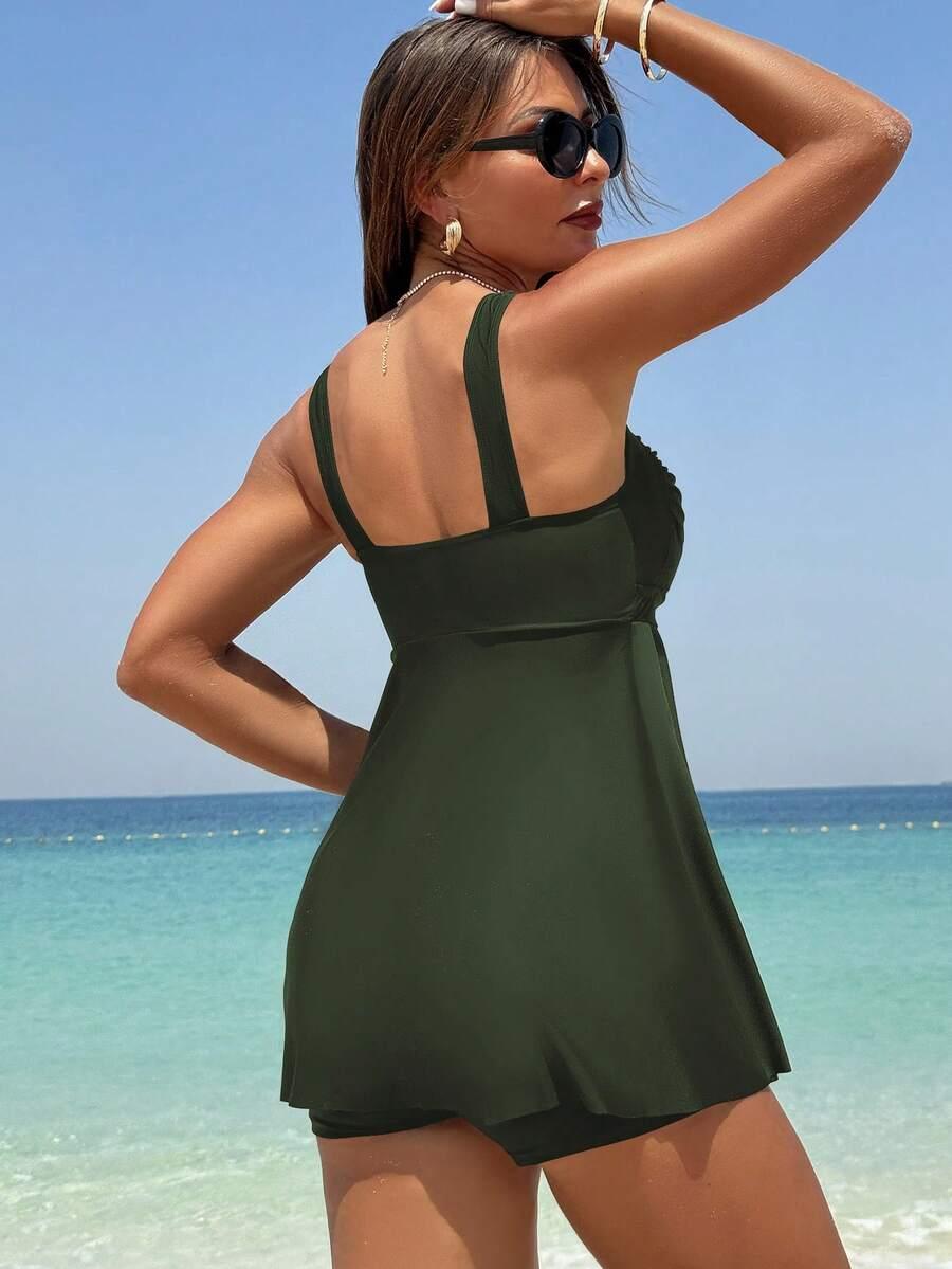 SHEIN DWUCZĘŚCIOWY STRÓJ KĄPIELOWY S09__L