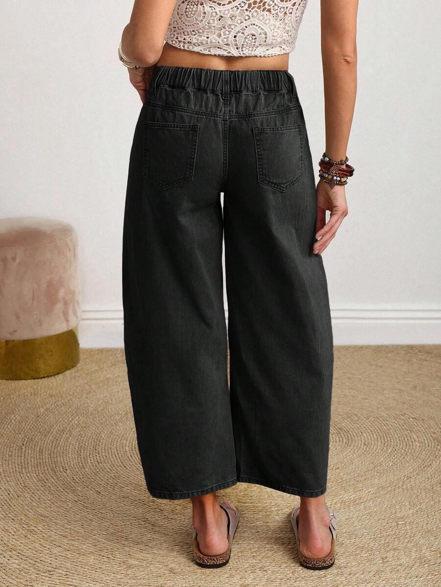 SHEIN CZARNE SPODNIE JEANS S06__48