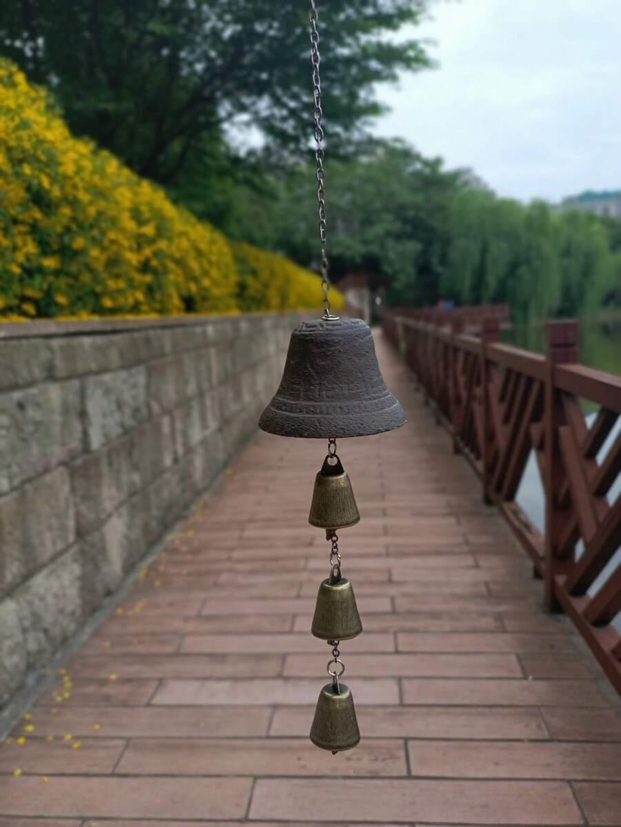 SHEIN BRĄZOWA METALOWA OZDOBA WISZĄCA S07__38X7