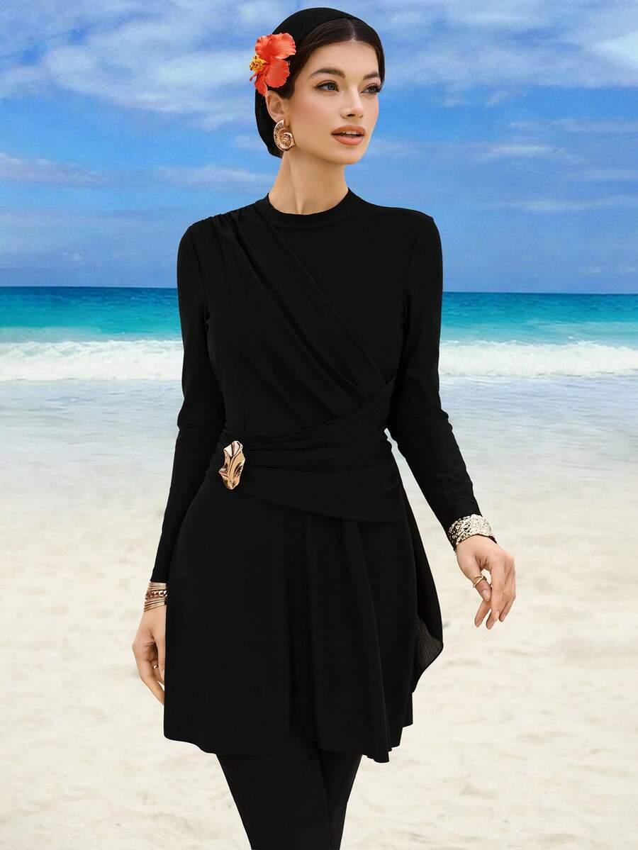 SHEIN DWUCZĘŚCIOWY STRÓJ KĄPIELOWY S06__M