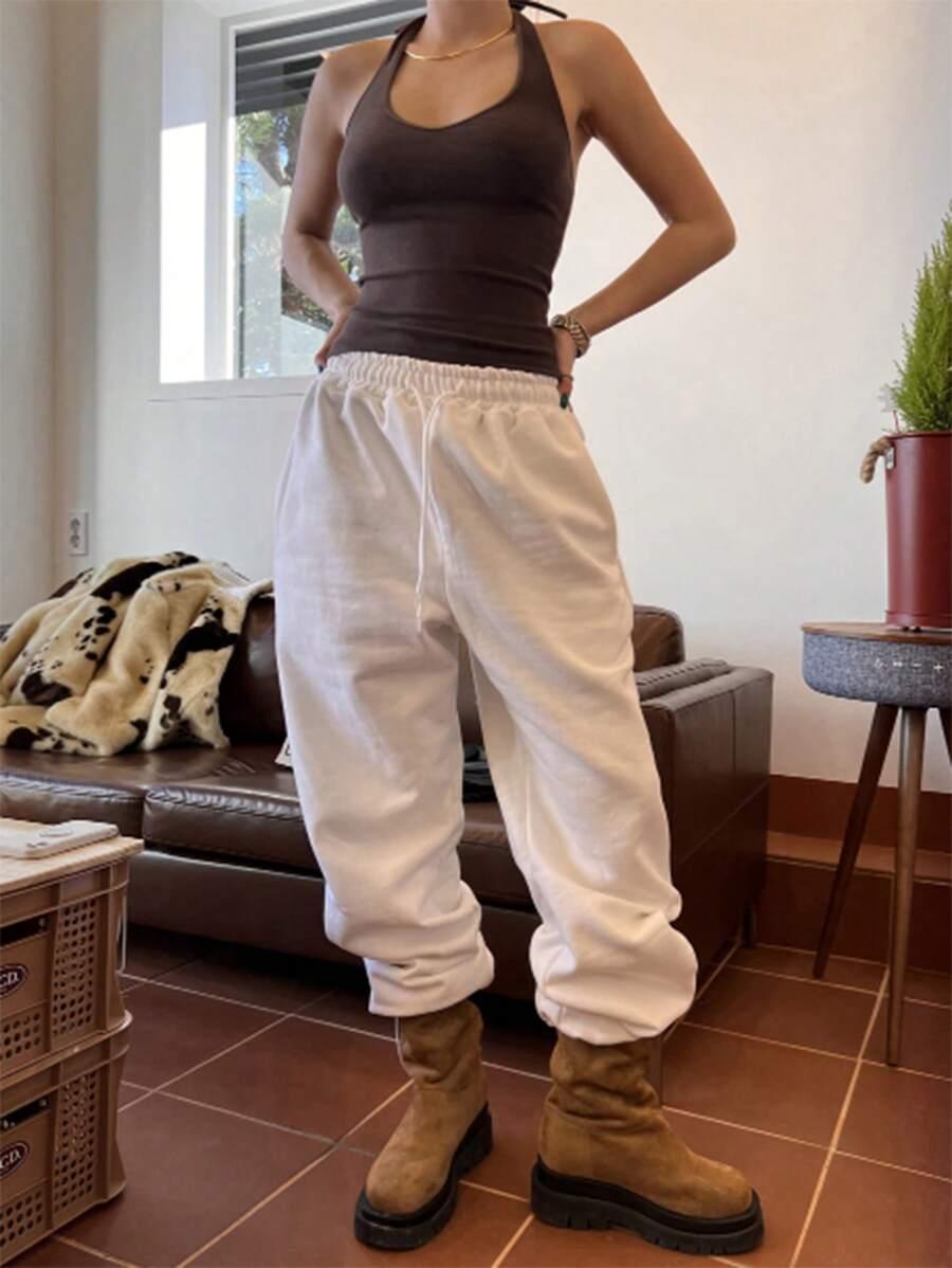 SHEIN BRĄZOWY TOP BEZ RĘKAWÓW S06__M