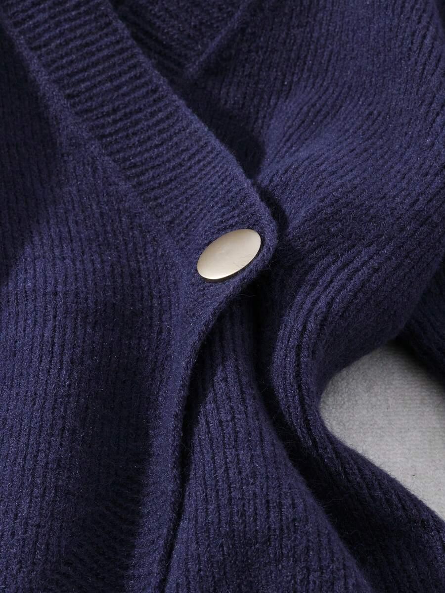 SHEIN SWETER SPÓDNICA KOMPLET DZIANINOWY S06__L