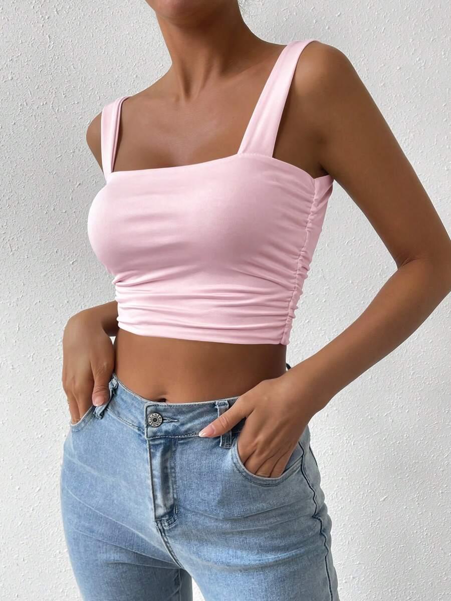 SHEIN TOP NA RAMIĄCZKACH S06__S