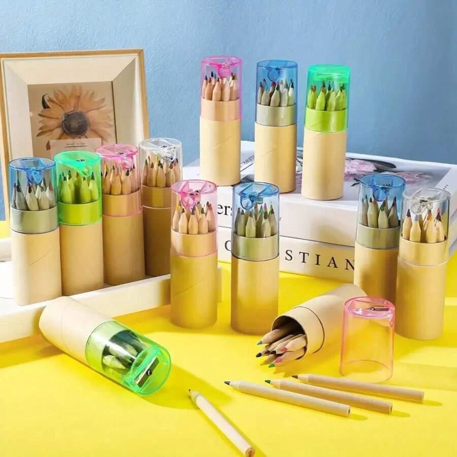SHEIN KREDKI OŁÓWKOWE 12SZTUK 2-PACK S07