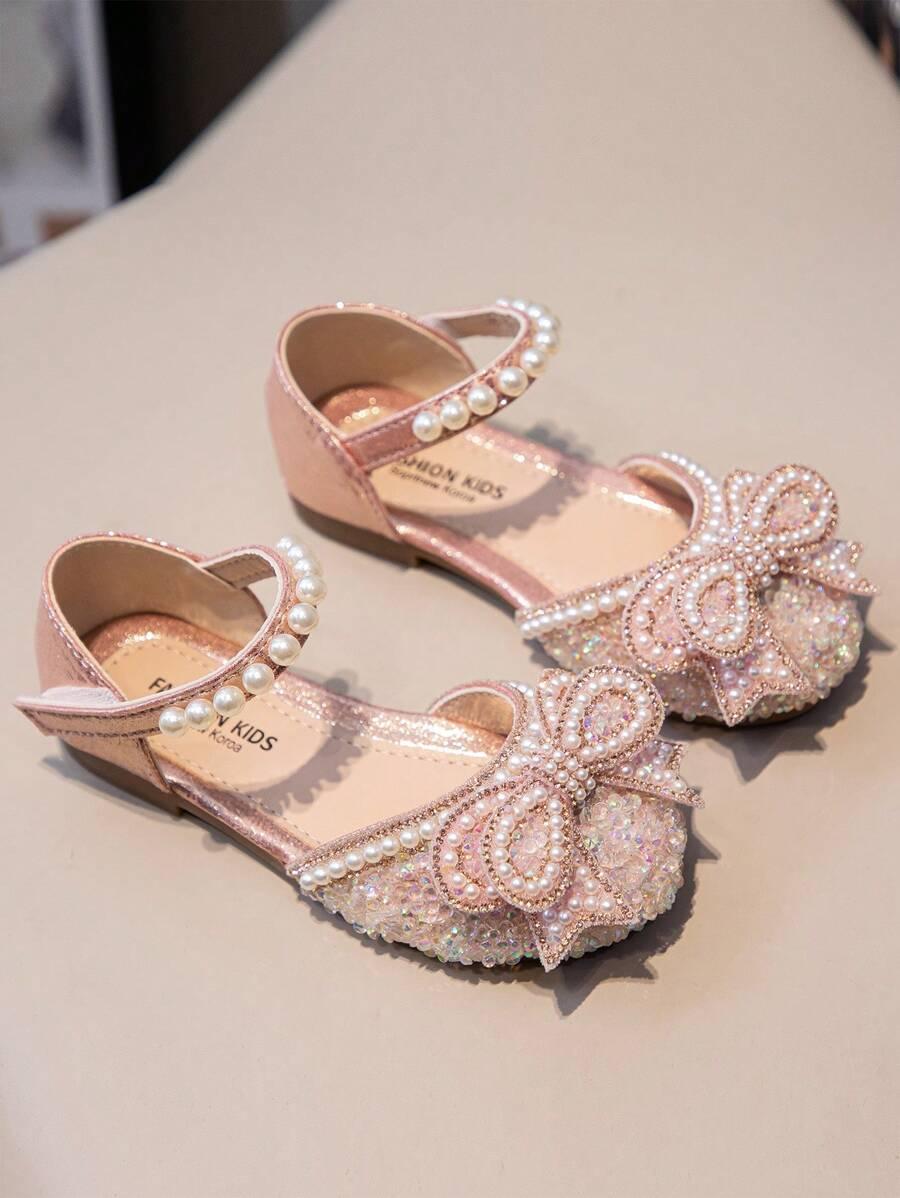 SHEIN RÓŻOWE BUTY ZDOBIENIA KOKARDKI S06__22