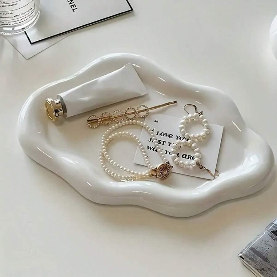 SHEIN BIAŁA PODSTAWKA NA BIŻUTERIĘ S07__19,5X13,5