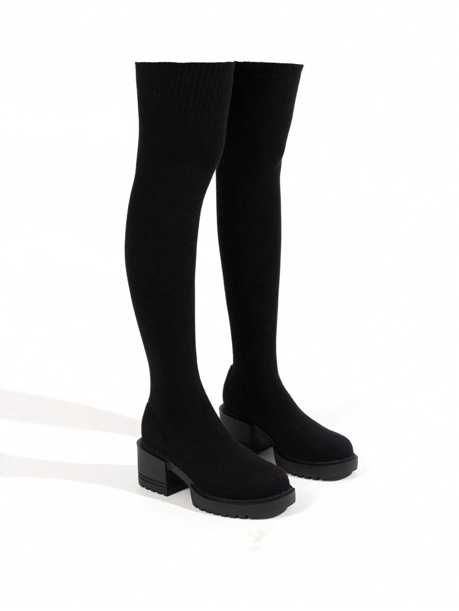 SHEIN CZARNE WSUWANE KOZAKI W01__37,5