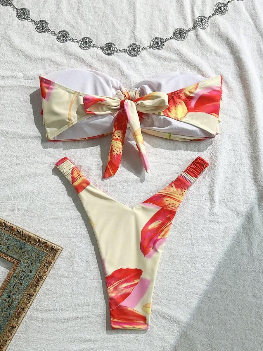 SHEIN DWUCZĘŚCIOWY STRÓJ KĄPIELOWY S09__XS
