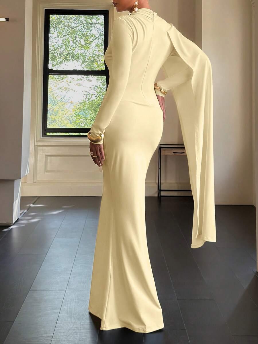 SHEIN ŻÓŁTA MAXI SUKIENKA S06__M