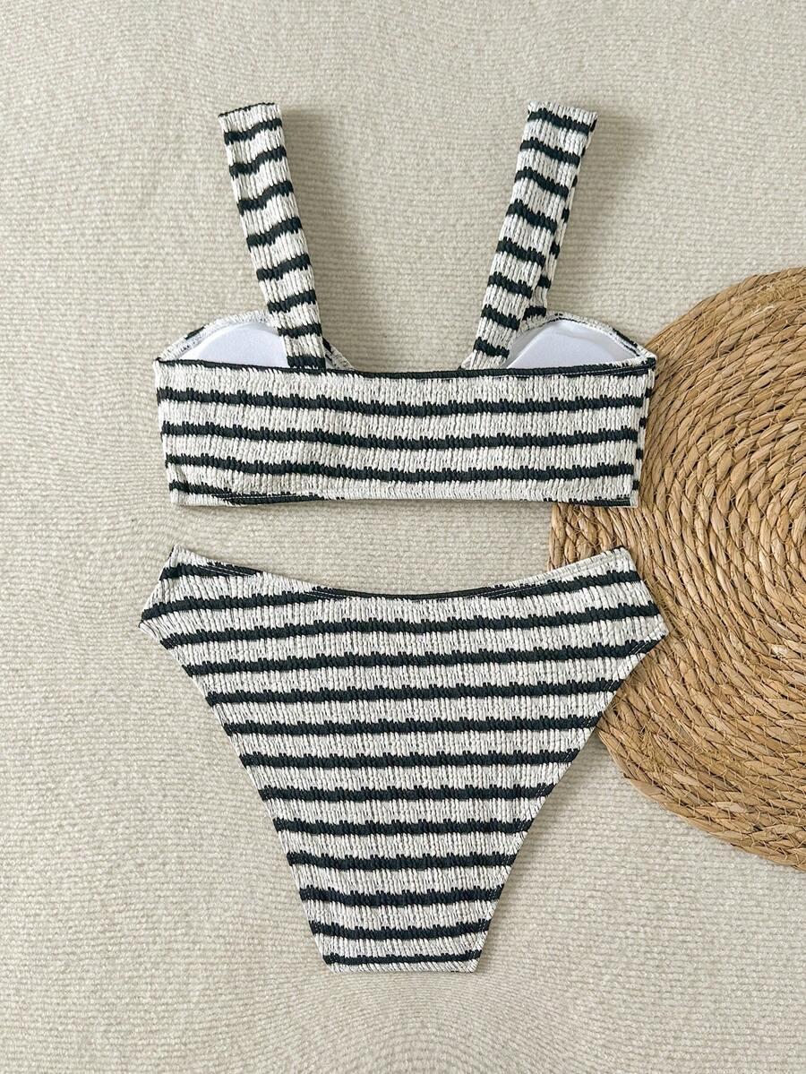 SHEIN KOLOROWY STRÓJ KĄPIELOWY S06__170-176
