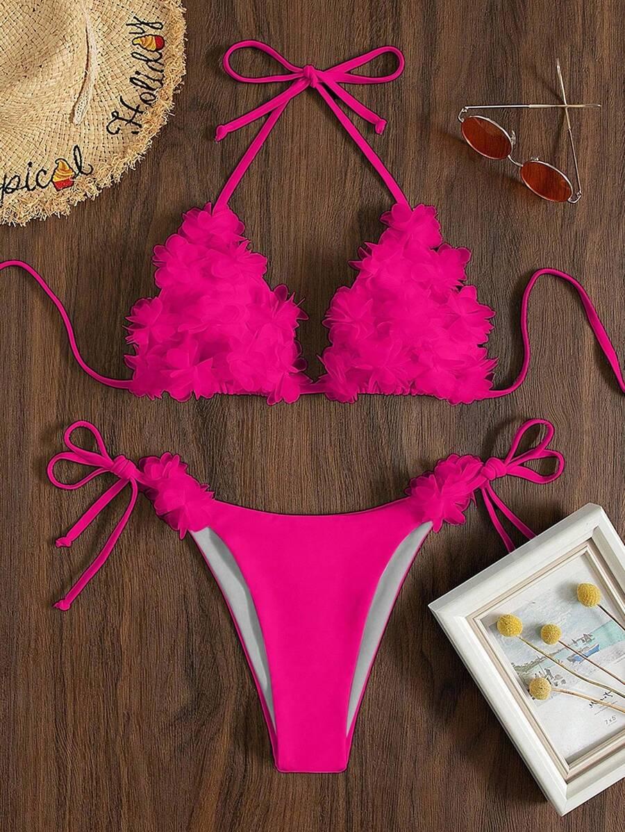 SHEIN DWUCZĘŚCIOWY STRÓJ KĄPIELOWY S09__M