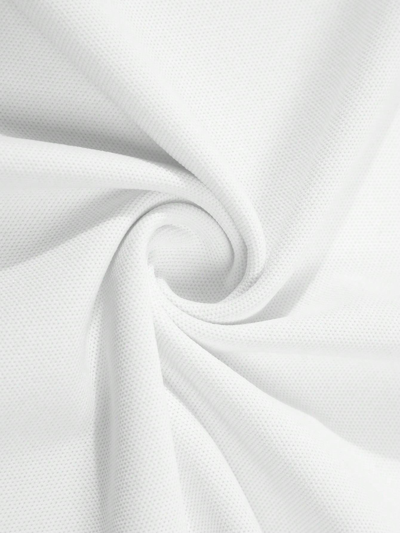 SHEIN BIAŁA KOSZULKA POLO S06__S