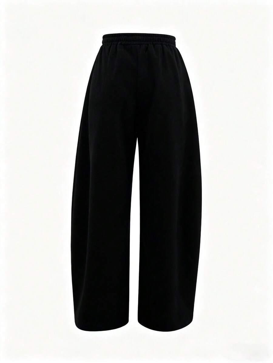 SHEIN CZARNE SPODNIE DRESOWE S06__L