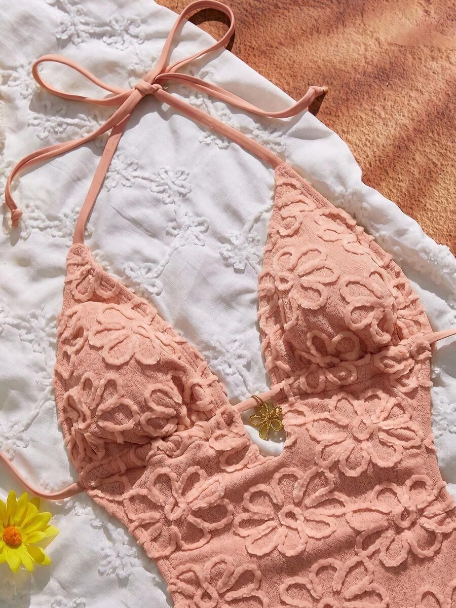 SHEIN JEDNOCZĘŚCIOWY STRÓJ KĄPIELOWY WZÓR S09__S