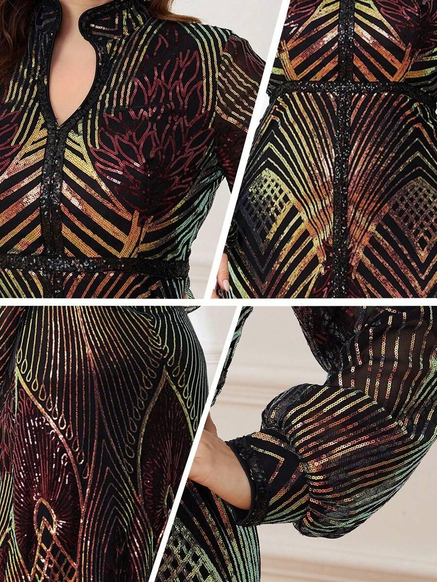 SHEIN MAXI SUKIENKA CEKINY S06__46