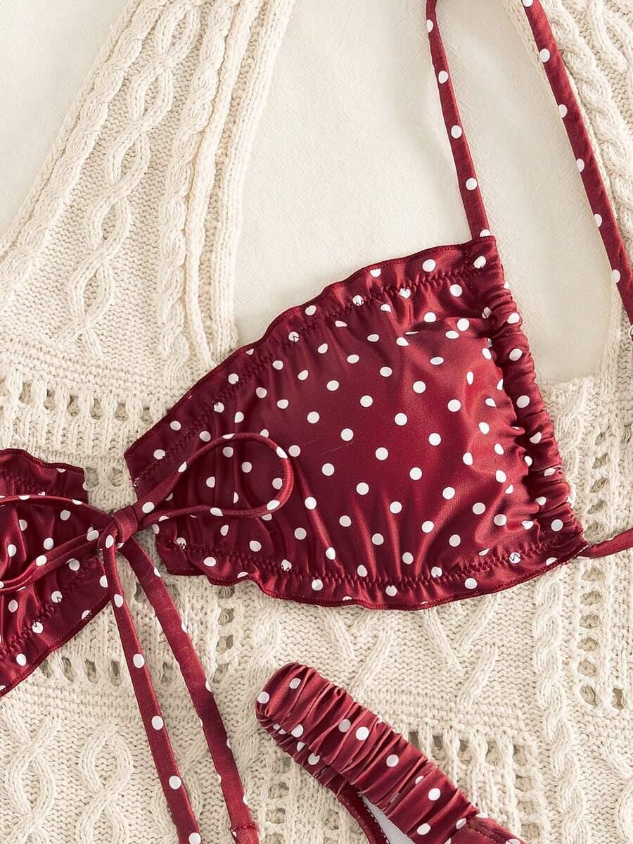 SWIM MOD DWUCZĘŚCIOWY STRÓJ KĄPIELOWY GROSZKI S09__XS