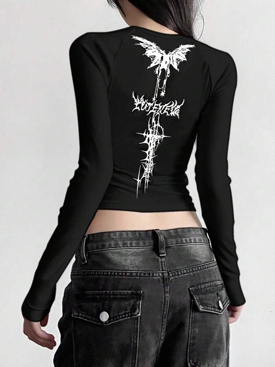 SHEIN BLUZKA DŁUGI RĘKAW S06__M