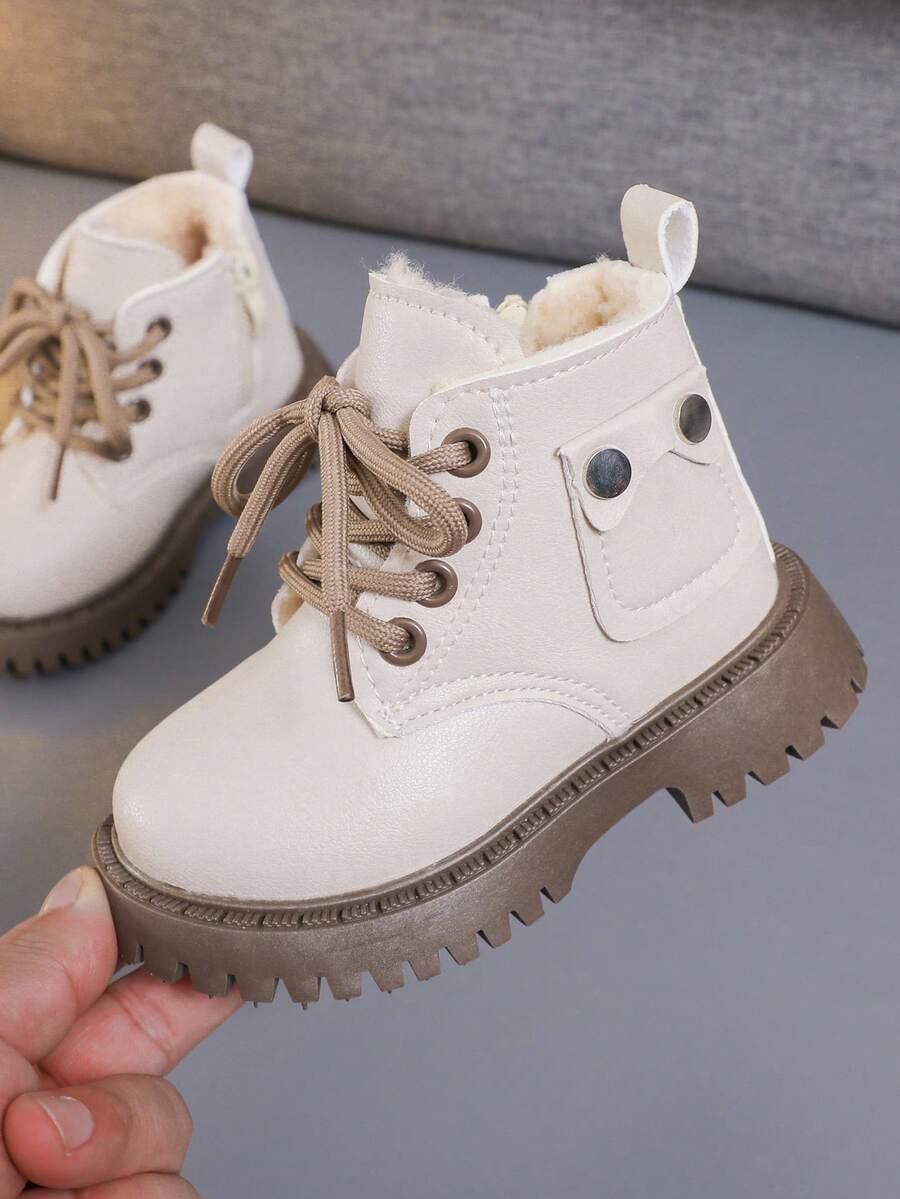 SHEIN BEŻOWE BOTKI SUWAK W01__21