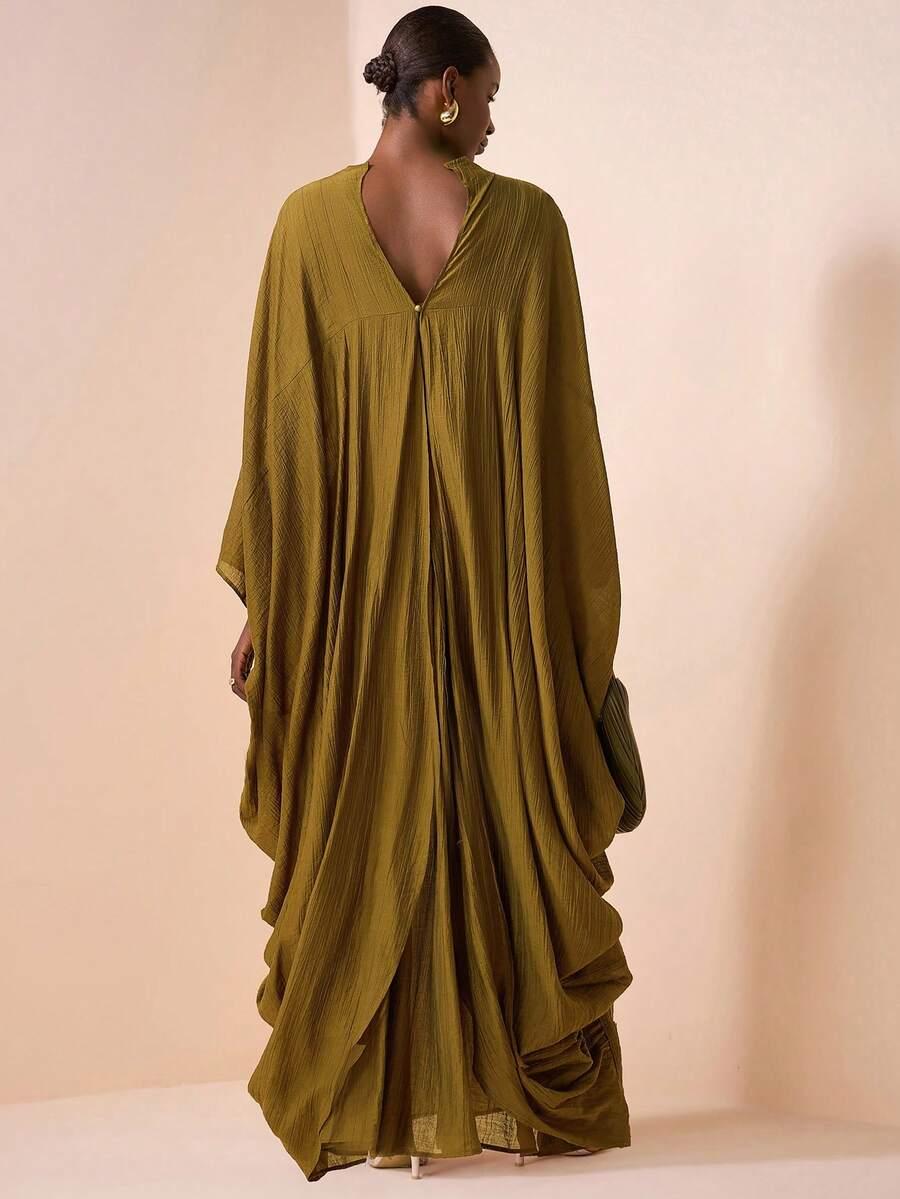 ZIVAH ZIELONA MAXI SUKIENKA S06__XL