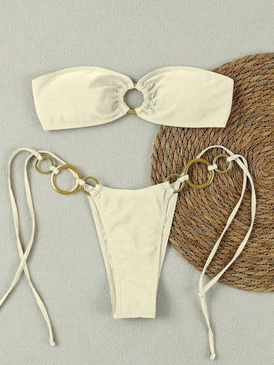 SHEIN DWUCZĘŚCIOWY STRÓJ KĄPIELOWY S09__M