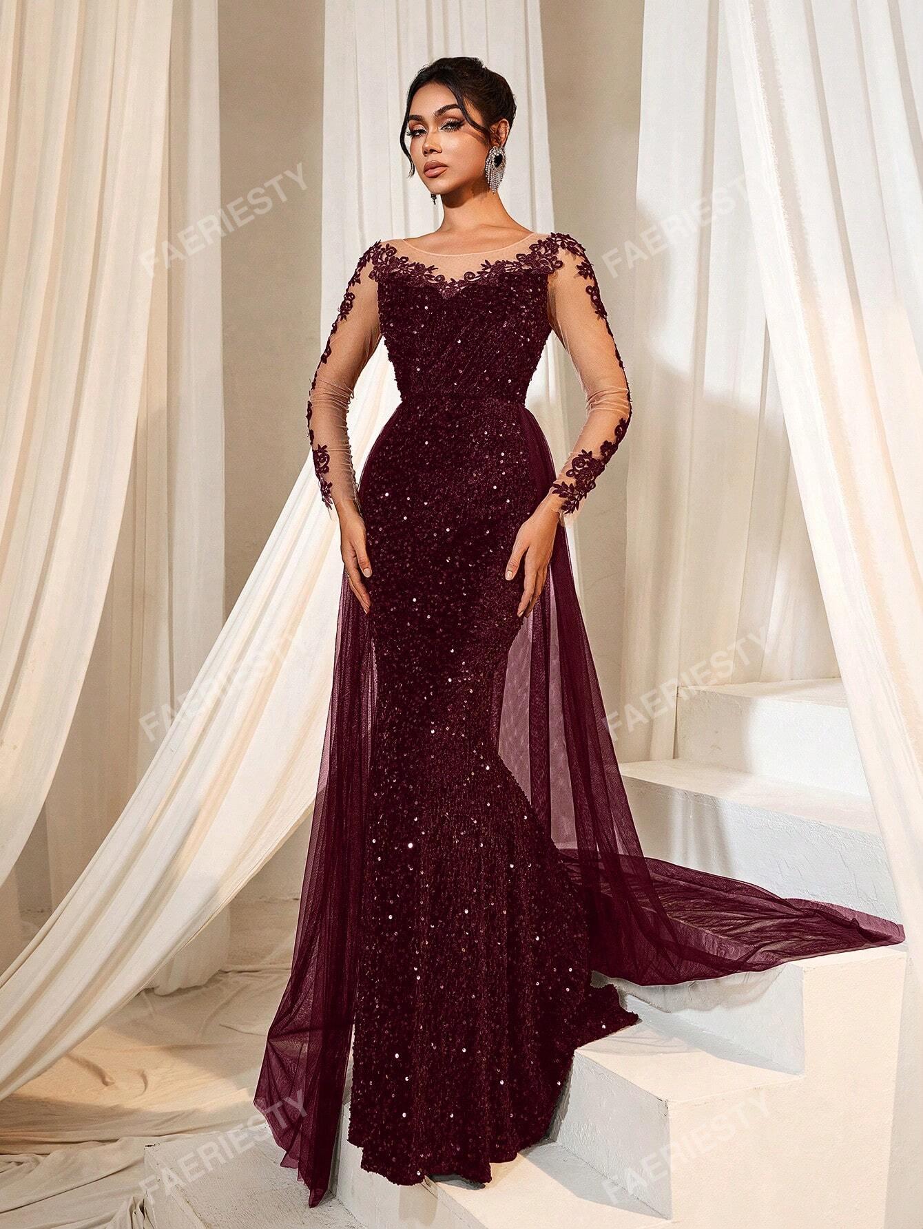 FAERIESTY BORDOWA MAXI SUKIENKA S09__M