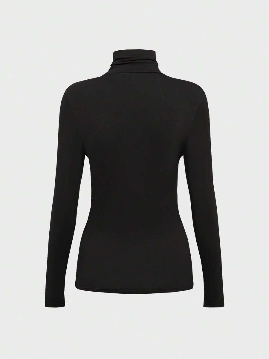 FLOREYA CZARNA BLUZKA GOLF S06__M