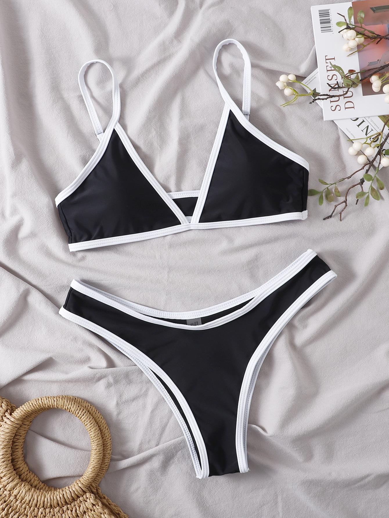 SHEIN DWUCZĘŚCIOWY STRÓJ KĄPIELOWY S09__XL