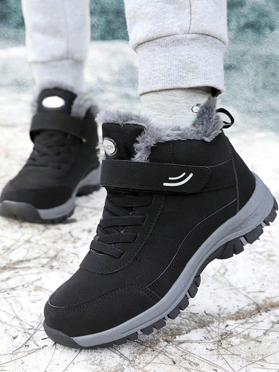SHEIN CZARNE ŚNIEGOWCE SZTUCZNE FUTERKO W01__41