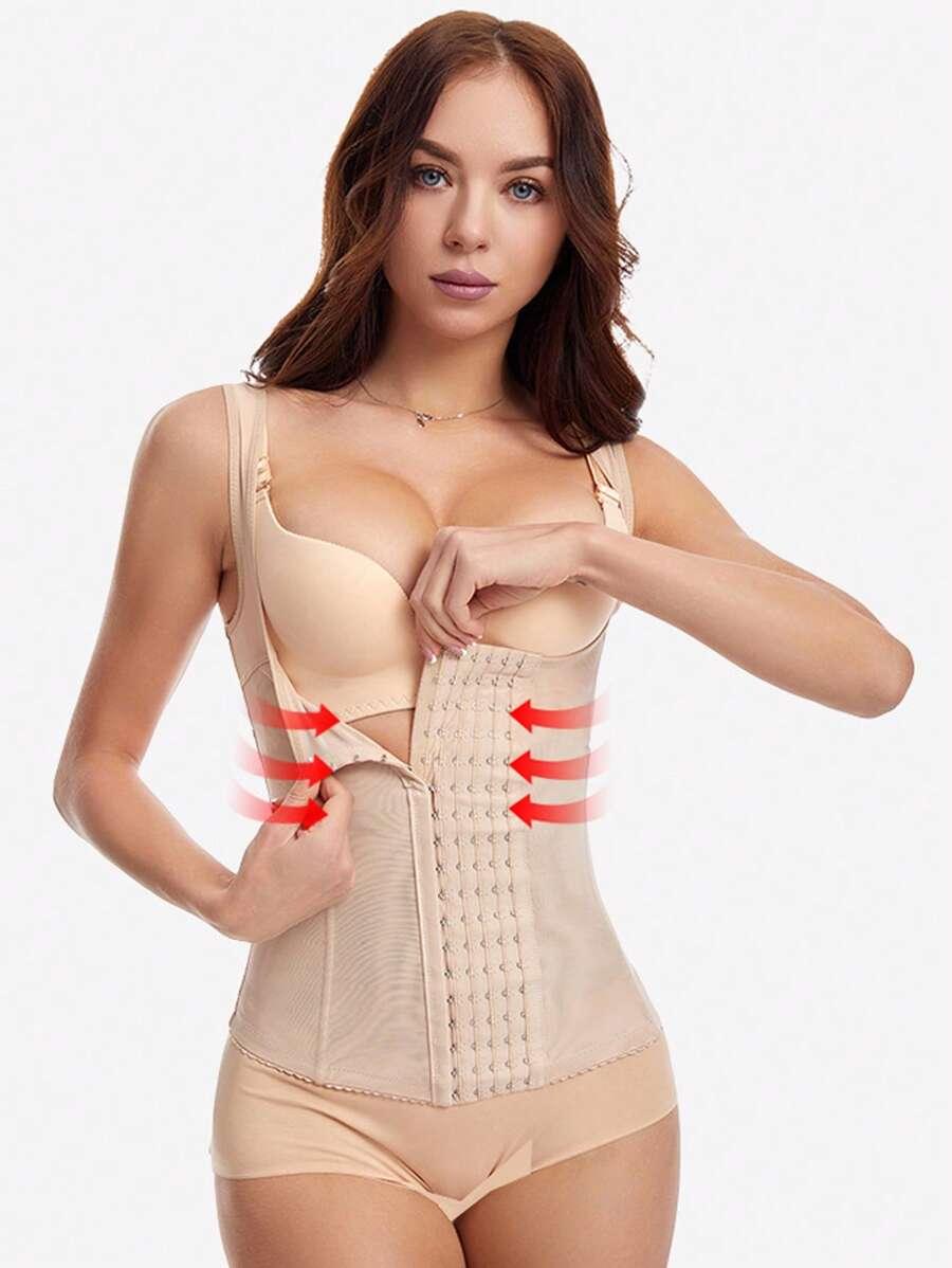 SHEIN BEŻOWY GORSET WYSZCZUPLAJĄCY S09__XXXL