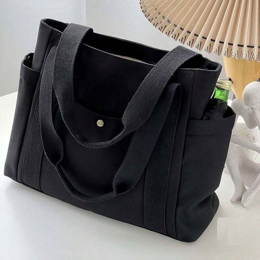 SHEIN CZARNA TOREBKA NA RAMIĘ S07__38X28CM