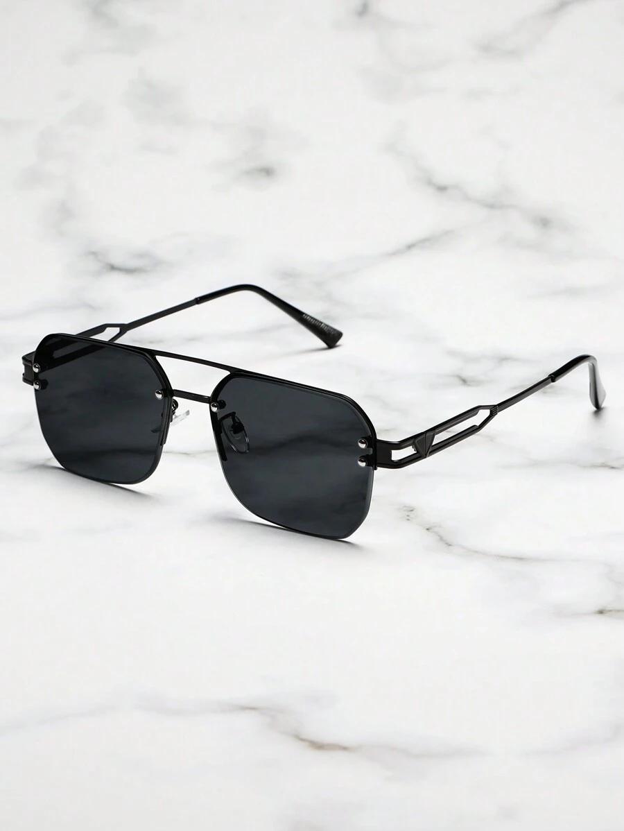 SHEIN CZARNE OKULARY PRZECIWSŁONECZNE S07