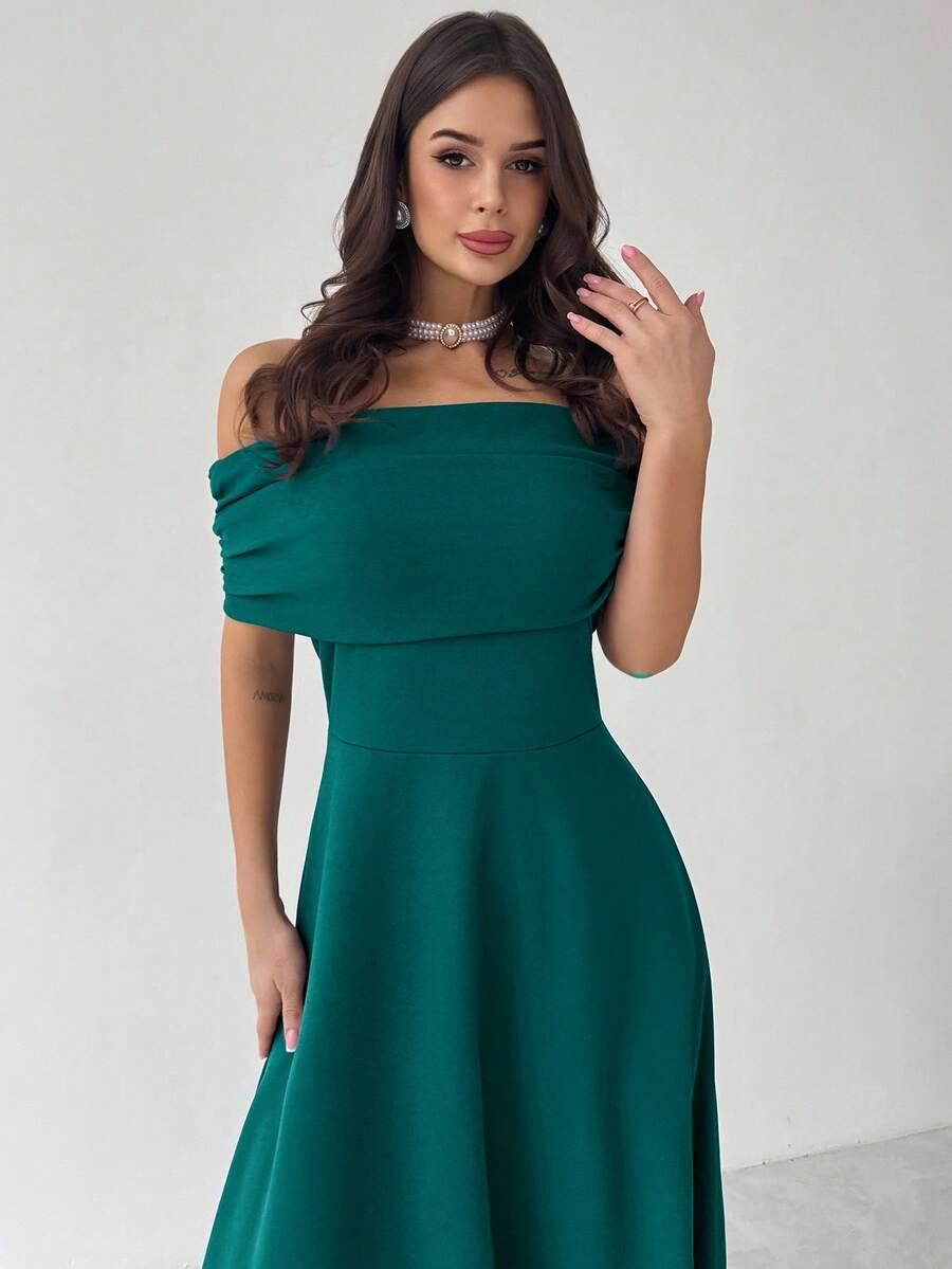 FIRERIE ZIELONA MAXI SUKIENKA S06__L