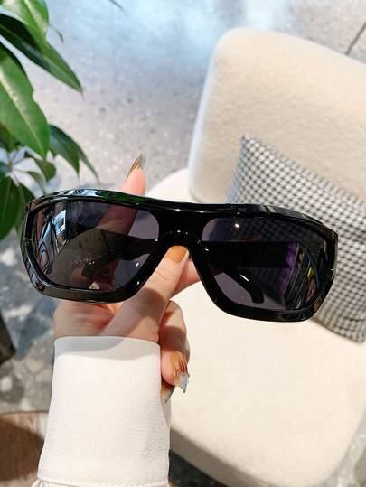 SHEIN CZARNE OKULARY PRZECIWSŁONECZNE S07